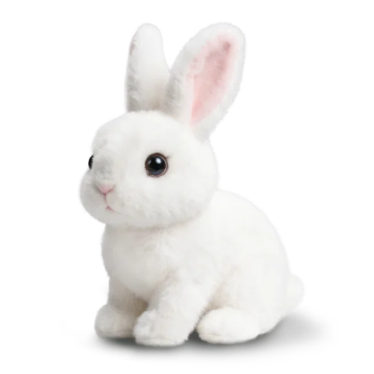 The Rabsy robot bunny photographed on a plain background